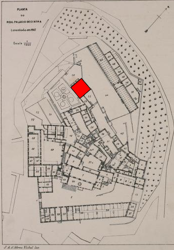 Plan de masse du palais national de Sintra